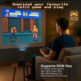 Projectors: Smart Gaming Projector with 80 Games Dual Controllers