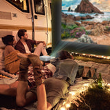 Projectors: Laser 1080P Outdoor Cinema Bundle 144 Inch
