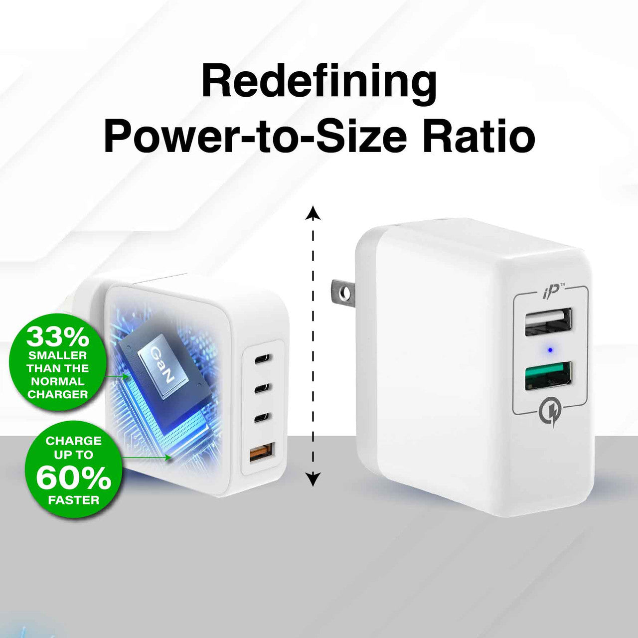 Powerboards & Adapters: Laser 100W GaN USB-C and USB-A Wall Charger
