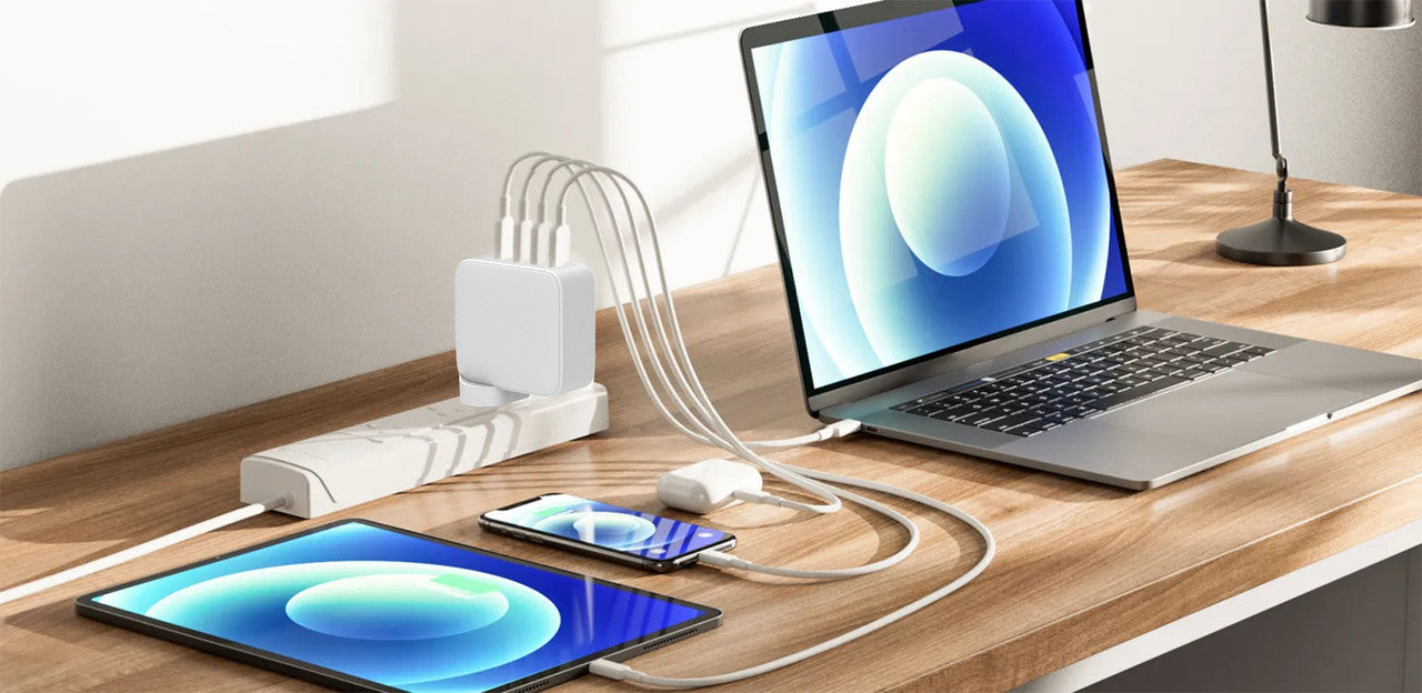 Powerboards & Adapters: Laser 100W GaN USB-C and USB-A Wall Charger