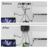 Powerboards & Adapters: Laser PD3.0 200W GaN Wall Charger Black