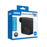 Powerboards & Adapters: Laser PD3.0 200W GaN Wall Charger Black