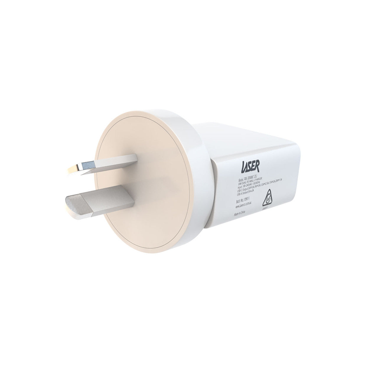 Powerboards & Adapters: Laser ChargeCore USB-C 30W Dual PD Wall charger