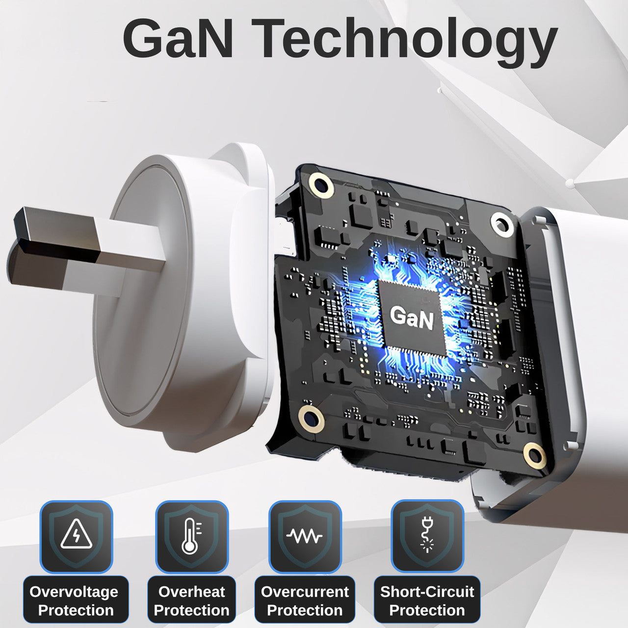 Powerboards & Adapters: Laser ChargeCore 45W PD GaN USB-C Wall Charger