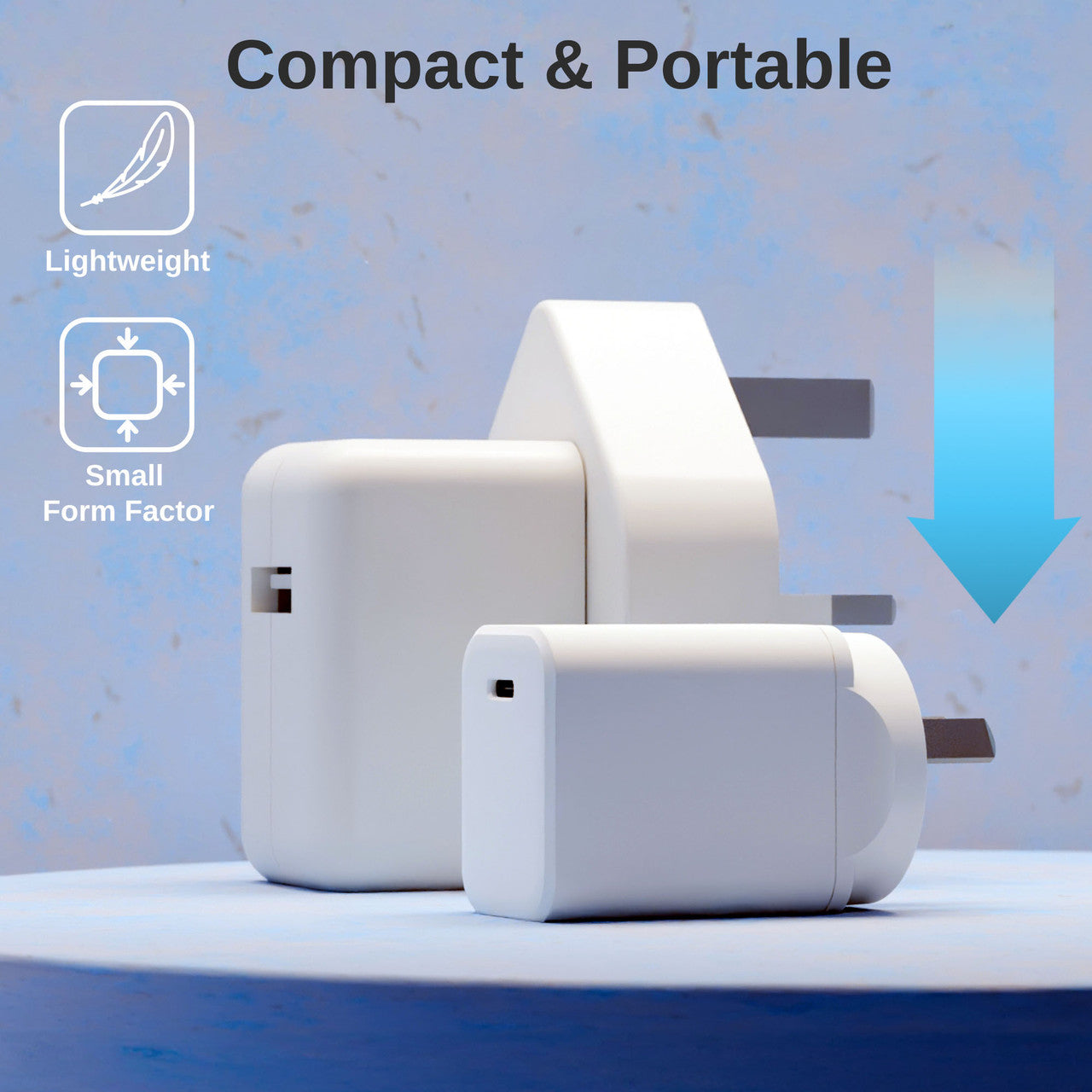 Powerboards & Adapters: Laser ChargeCore 45W PD GaN USB-C Wall Charger