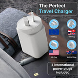 Laser 65W GaN Travel Charger with 4 Adaptors