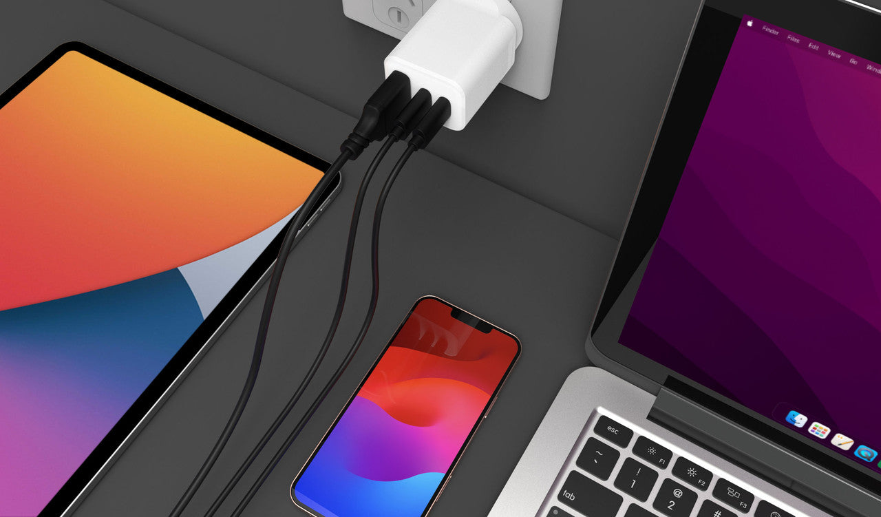 Laser 65W GaN Travel Charger with 4 Adaptors
