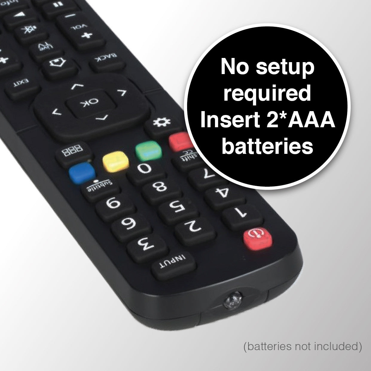 TVs & Accessories: Laser Remote Control for Hisense TV Black