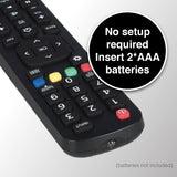 TVs & Accessories: Laser Remote Control for Hisense TV Black