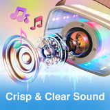 Audio Accessories: Laser Infinity Karaoke Speaker with Wireless Mic