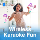 Audio Accessories: Laser Infinity Karaoke Speaker with Wireless Mic