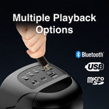 Laser RGB Mini Party Speaker Black