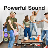 Bluetooth Speakers: Laser RGB Tower Speaker with 40W Sound