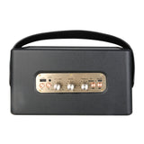 Bluetooth Speakers: SoundTec Retro Bluetooth Boombox Black