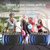 Bluetooth Speakers: SoundTec Retro Bluetooth Boombox Black