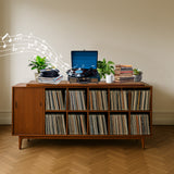 Bluetooth Speakers: Bluetooth Suitcase Turntable with Speaker