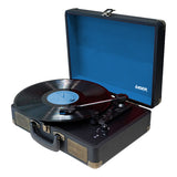 Bluetooth Speakers: Bluetooth Suitcase Turntable with Speaker