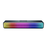 Bluetooth Speakers: Laser RGB Bluetooth Gaming Soundbar Black