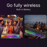 Bluetooth Speakers: Laser RGB Bluetooth Gaming Soundbar Black