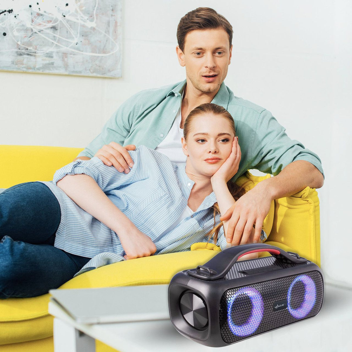 SoundTec Mini Boombox Portable Speaker