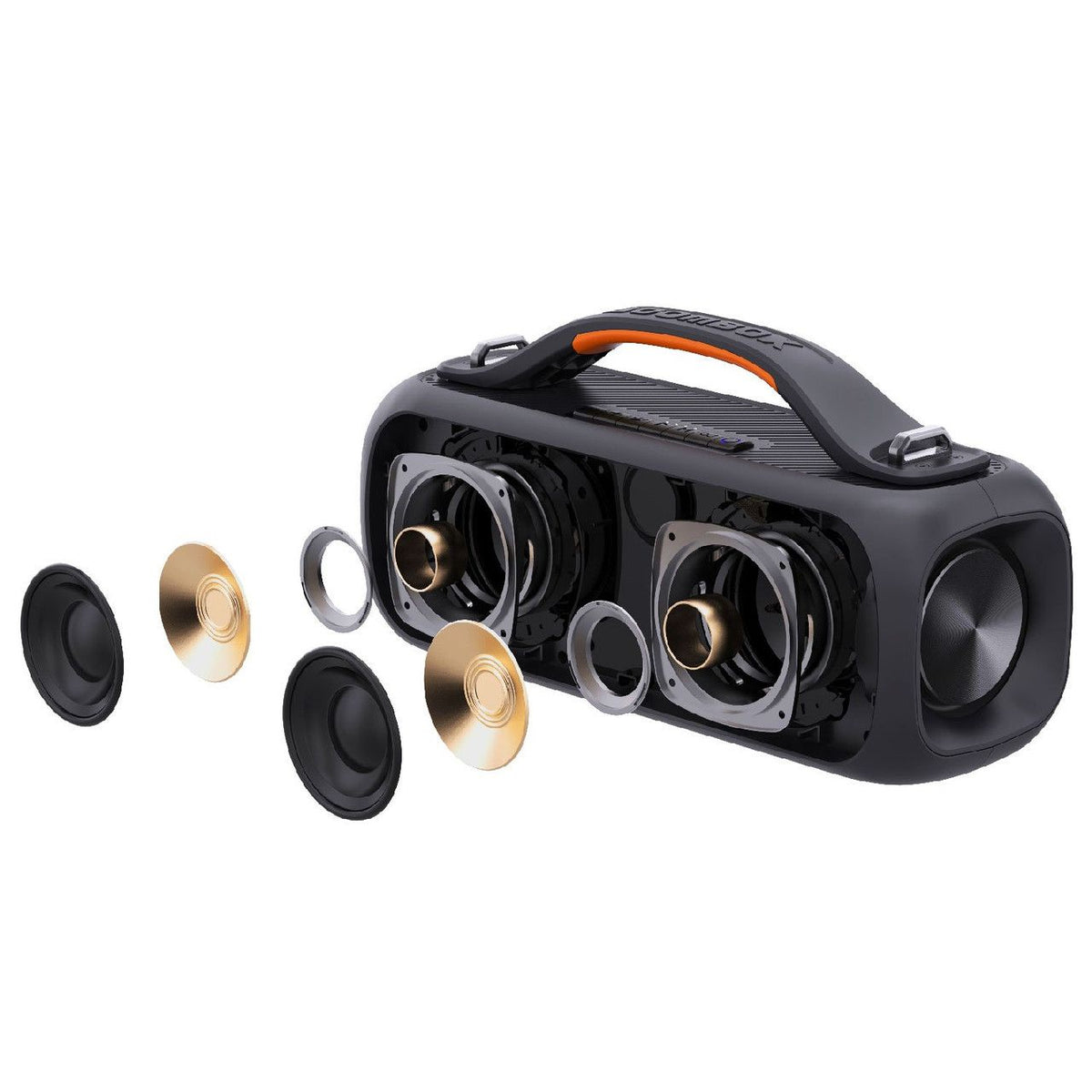 SoundTec Mini Boombox Portable Speaker