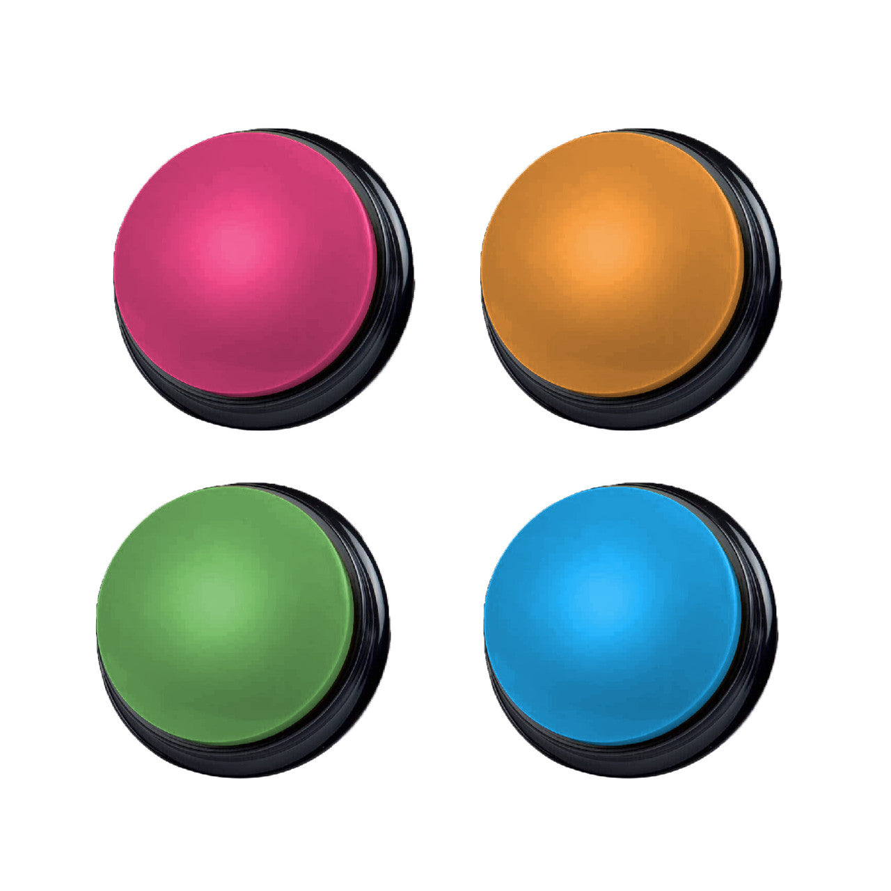 Dog Bowls, Feeders & Waterers: Tech4Pets 4-Pack Talking Buttons for Interactive Pet Communication