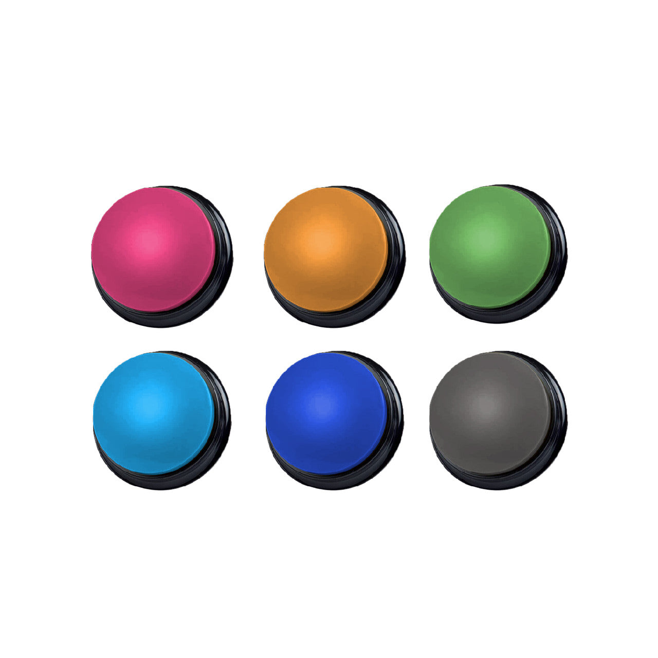 Dog Bowls, Feeders & Waterers: Tech4Pets 6-Pack Talking Buttons for Interactive Pet Communication