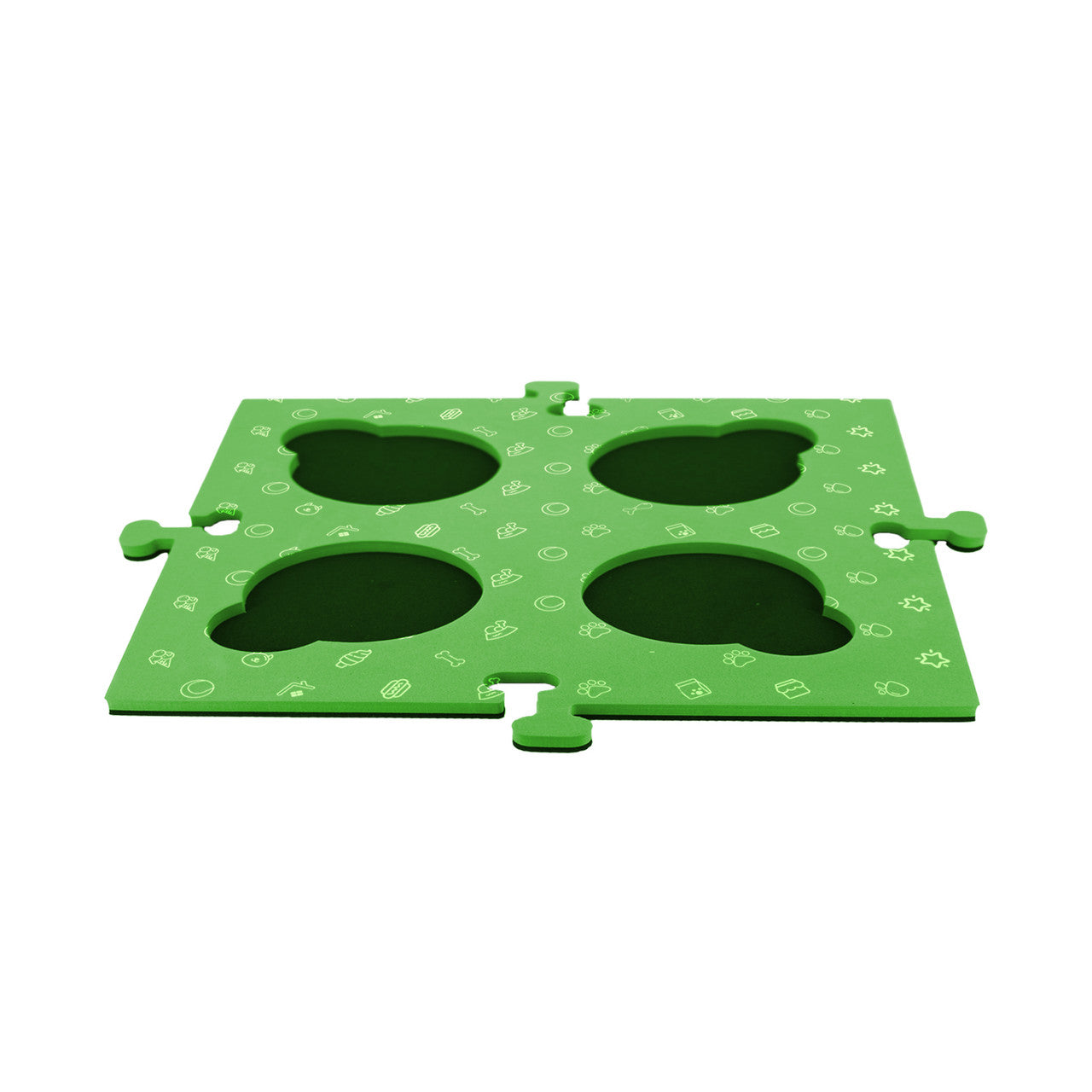 Dog Bowls, Feeders & Waterers: Tech4Pets Green Mat 2-Pack for Talking Buttons & Floor