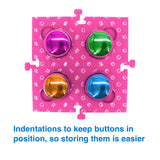 Dog Bowls, Feeders & Waterers: Tech4Pets Pink Mat 2-Pack for Talking Buttons & Floor