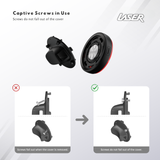 Electric Scooters: Laser Round Red Reflector Smart Tag