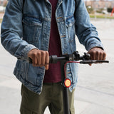 Electric Scooters: Laser Round Red Reflector Smart Tag