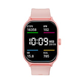 Men's Watches: V-Fitness Smart Watch 2 Inch Touch Screen - Pink