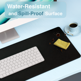 Desktops & Accessories: Laser Wireless Charging Desk Mat Black