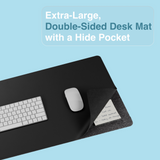 Desktops & Accessories: Laser Wireless Charging Desk Mat Black