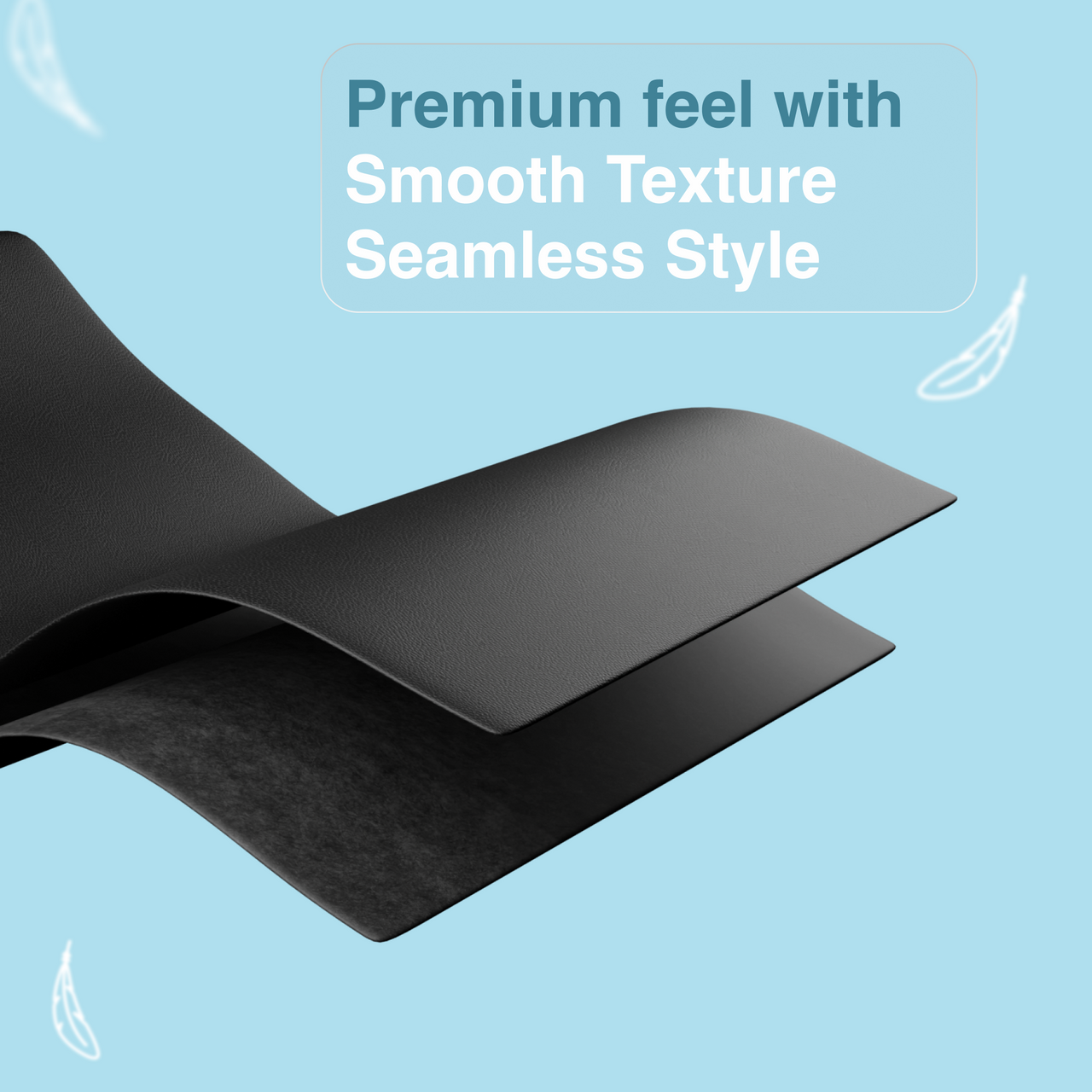 Desktops & Accessories: Laser Wireless Charging Desk Mat Black