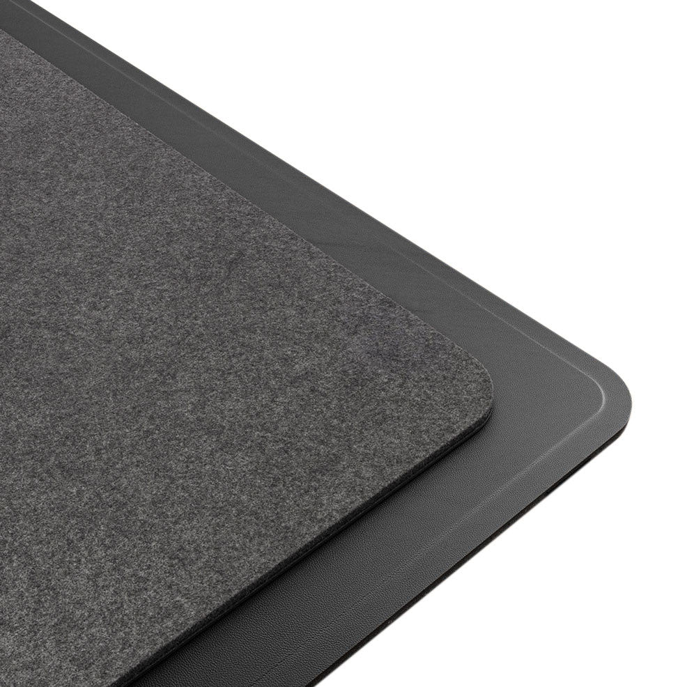 Desktops & Accessories: Laser Wireless Charging Desk Mat Black