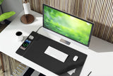 Desktops & Accessories: Laser Wireless Charging Desk Mat Black