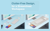 Desktops & Accessories: Laser Wireless Charging Desk Mat Grey