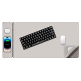Desktops & Accessories: Laser Wireless Charging Desk Mat Grey
