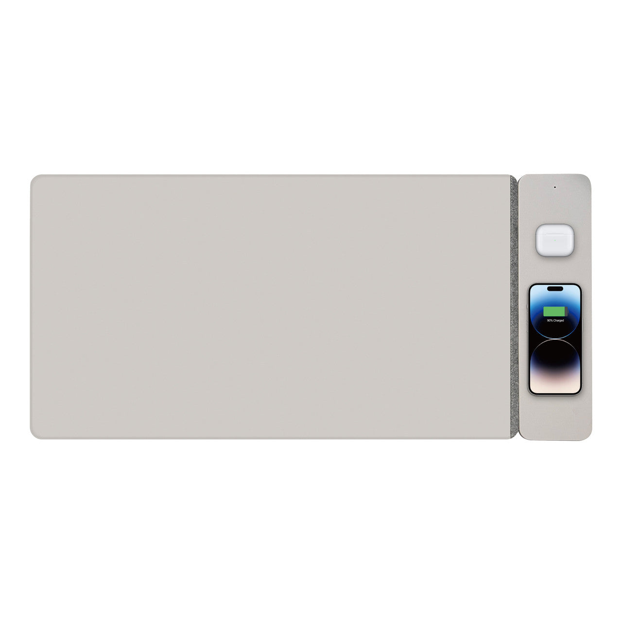 Desktops & Accessories: Laser Wireless Charging Desk Mat Grey