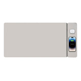 Desktops & Accessories: Laser Wireless Charging Desk Mat Grey