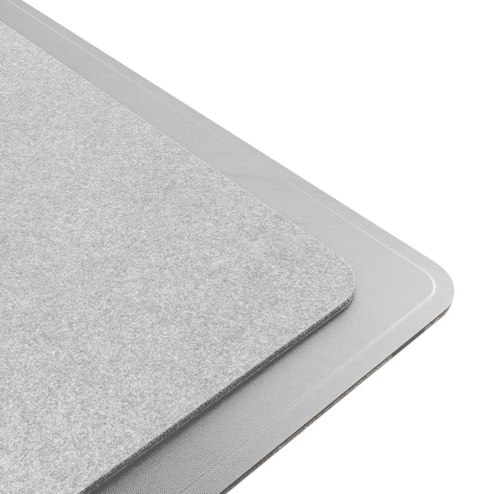 Desktops & Accessories: Laser Wireless Charging Desk Mat Grey