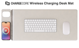 Desktops & Accessories: Laser Wireless Charging Desk Mat Grey