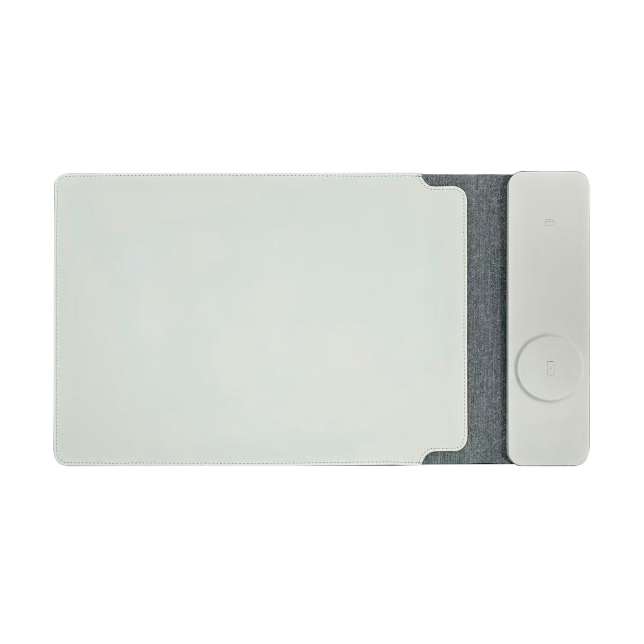 Desktops & Accessories: Laser Wireless Charging Laptop Sleeve Up to 16 Inch Grey