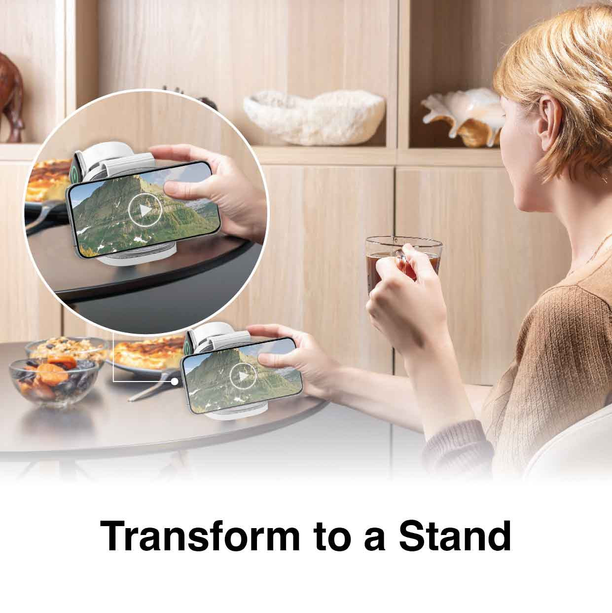 Powerboards & Adapters: Laser 3-in-1 Travel Wireless Charging Pad for Apple