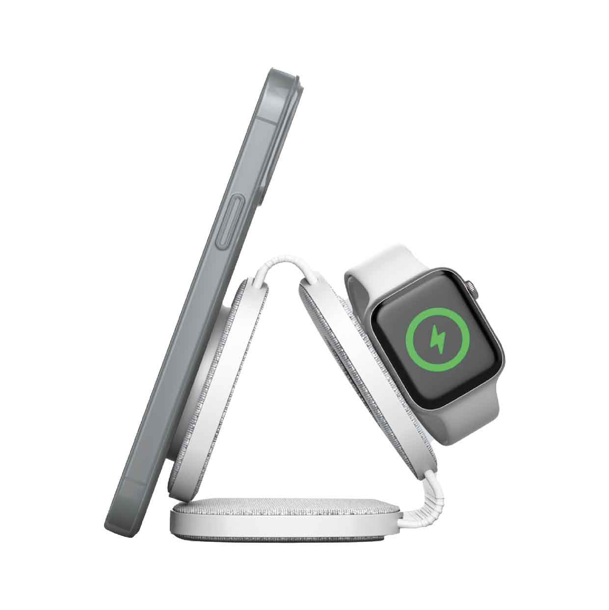 Powerboards & Adapters: Laser 3-in-1 Travel Wireless Charging Pad for Apple