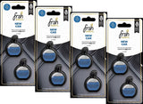 Automotive Decor: Car Air Freshener Clip New Car Fragrance FrshScents Mini Vent Odor Eliminator Twin Pack x 4