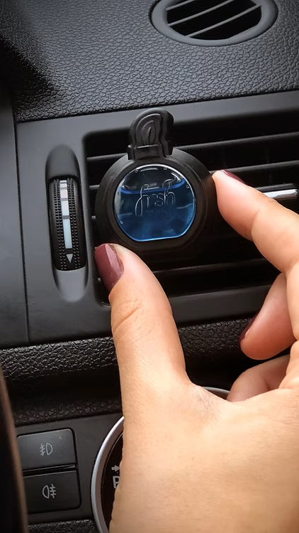 Automotive Decor: Car Air Freshener Clip New Car Fragrance FrshScents Mini Vent Odor Eliminator Twin Pack x 4