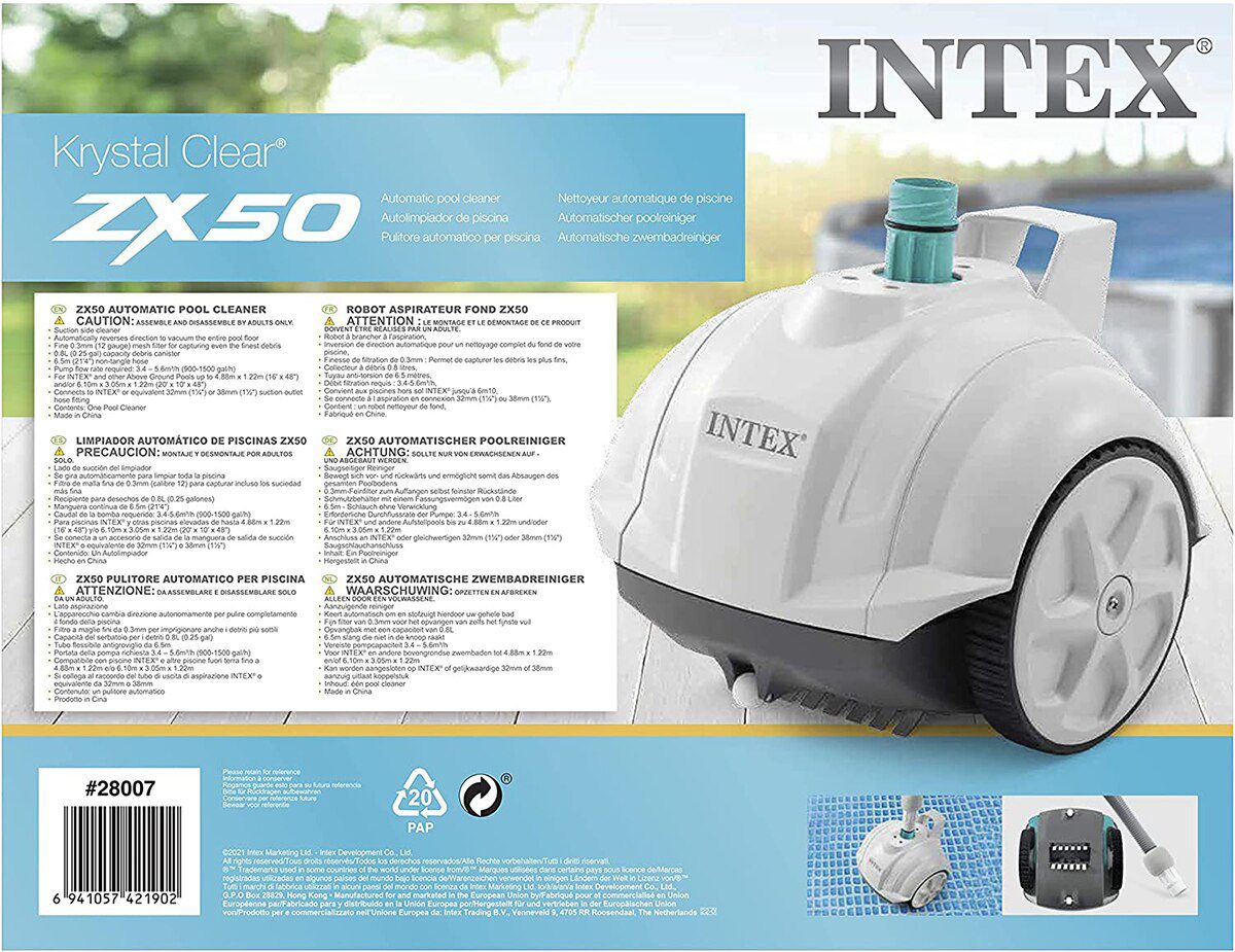 Pool Sweeps & Vacuums: Intex Auto Above Ground Pool Cleaner 28007