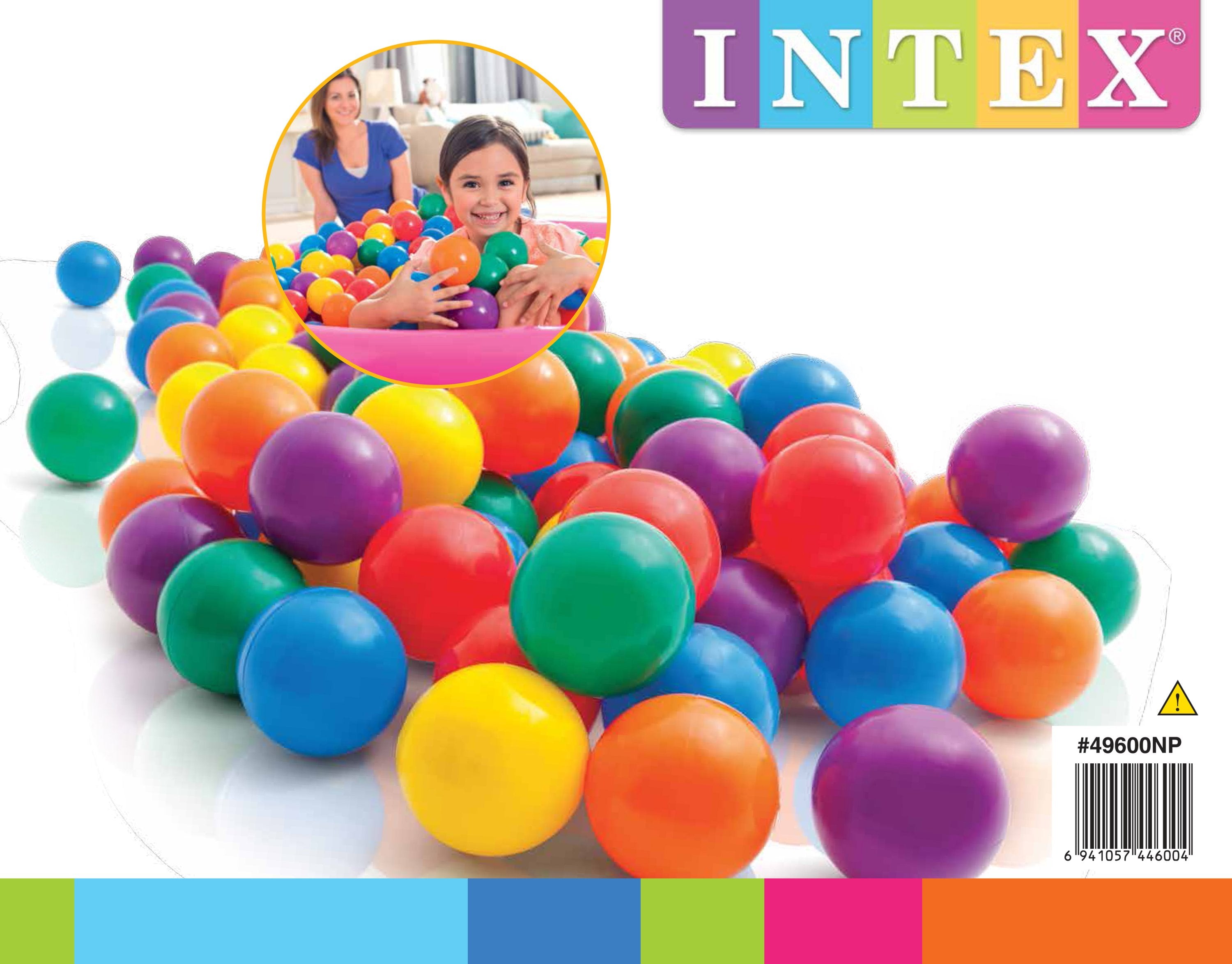Ball Pits & Play Pens: Intex Fun Ballz - 100 Count 49600